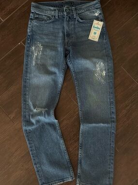 Brand new with tags. Cookies SF Distressed/Painted Men's Blue Jeans. 28” x 32”